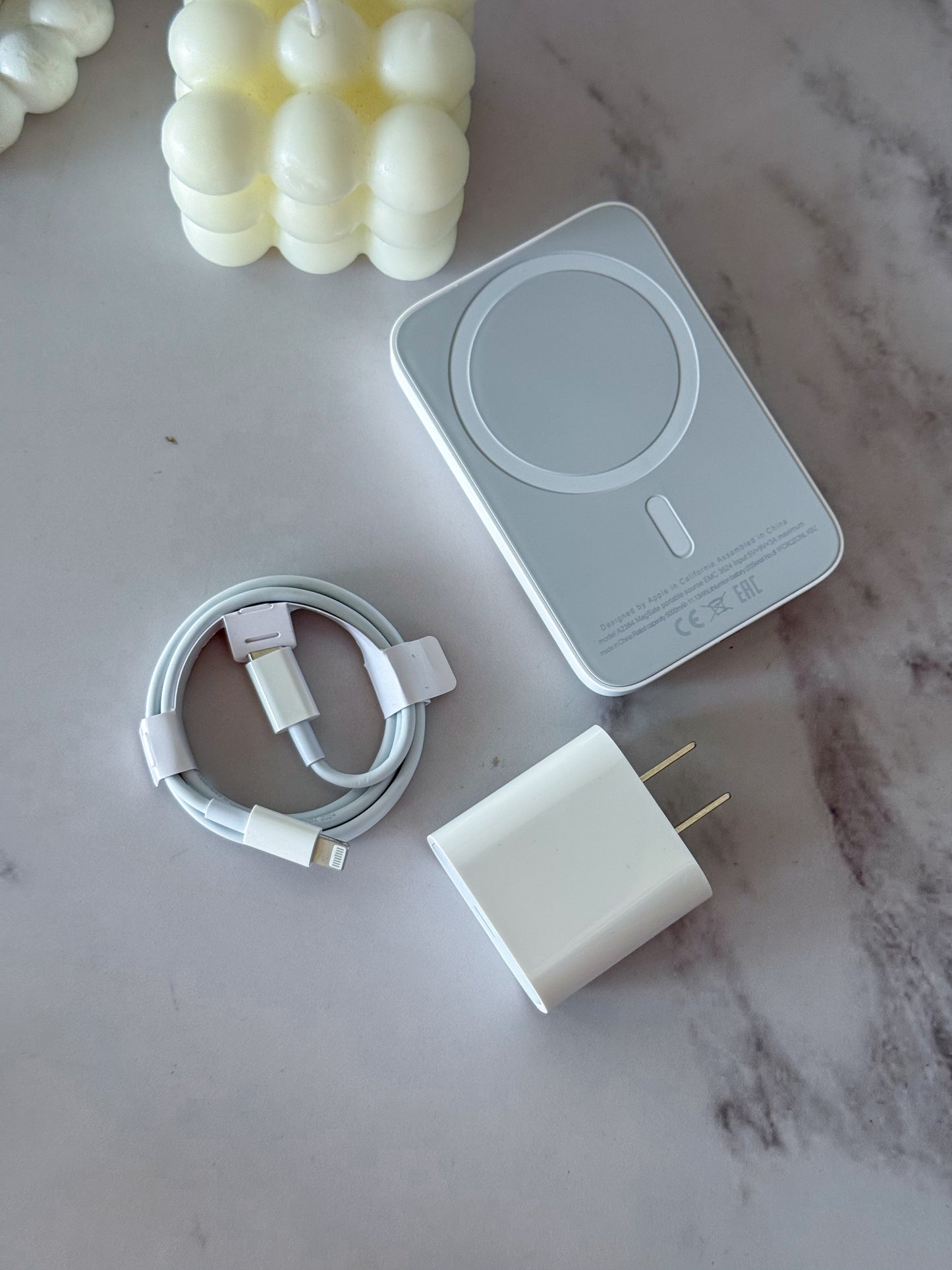 Kit de carga 3 en 1 para iPhone (magSafe + cargador + cable)