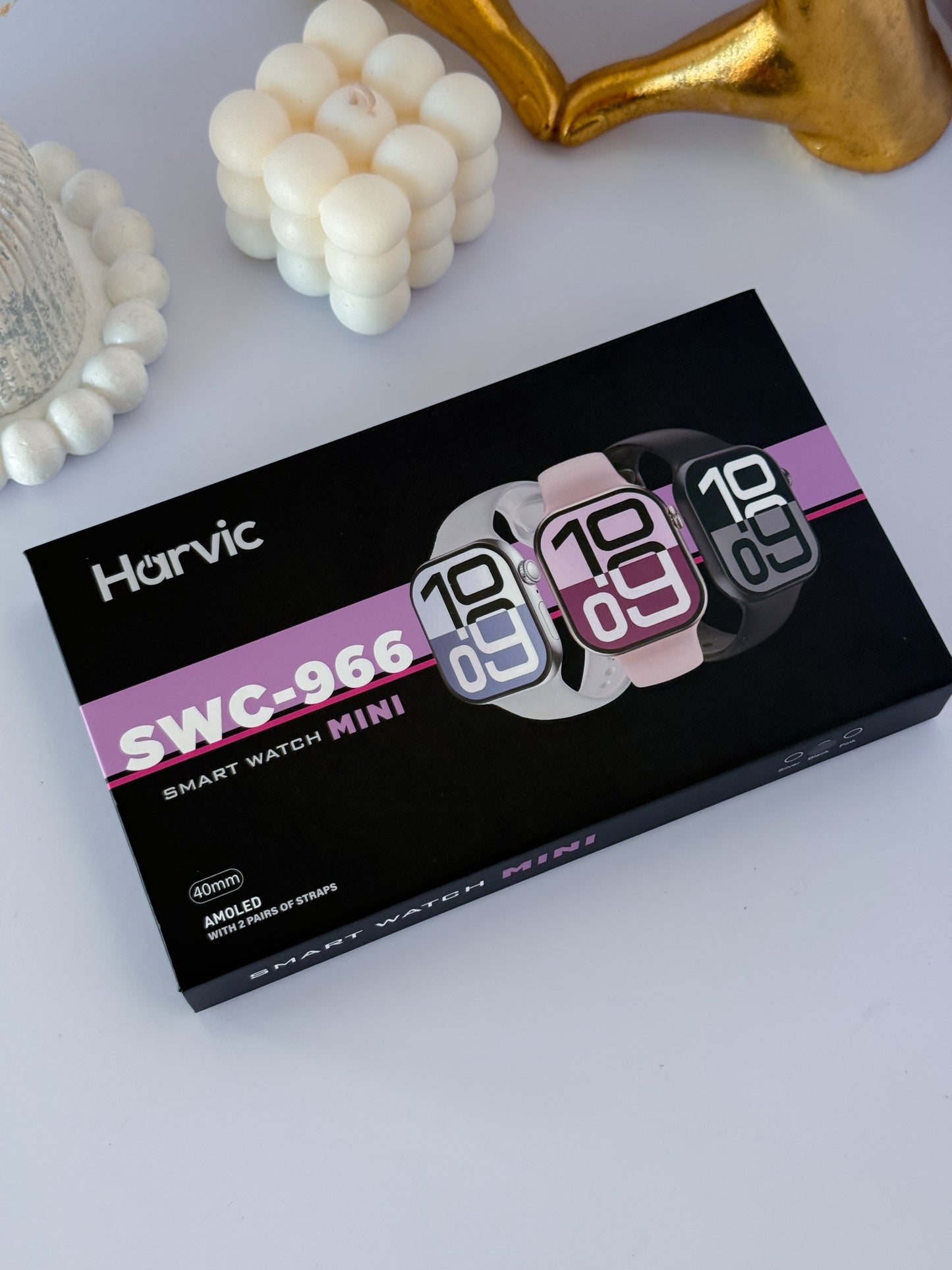 Reloj Harvic SWC-966 De 40mm en color negro