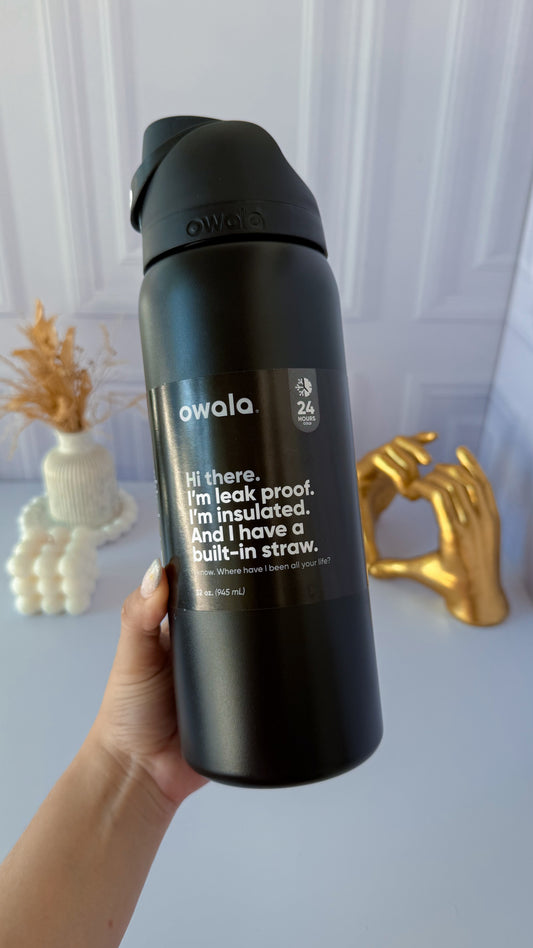 Termo Owala 32OZ en color negro