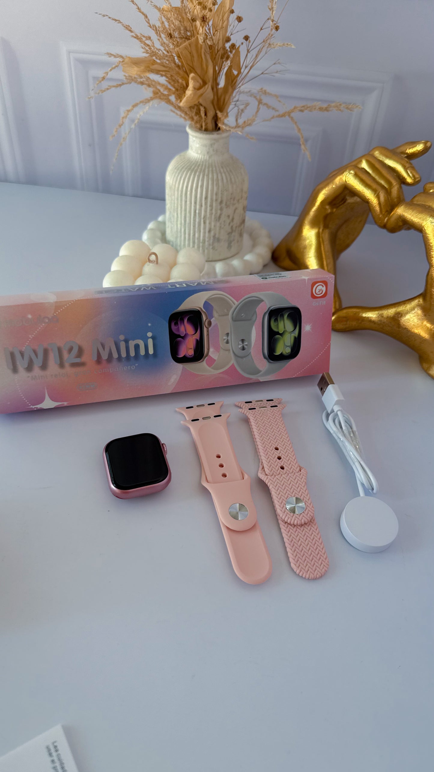 Reloj IW12 Mini 42mm en rosado