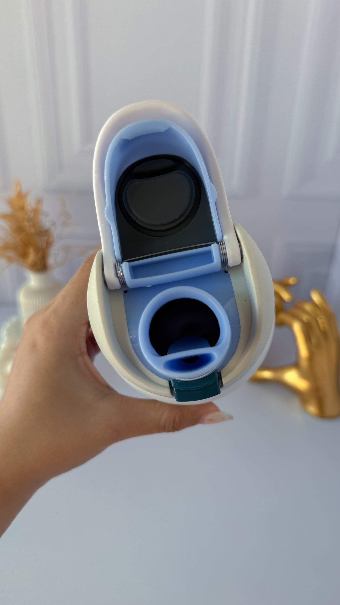Termo Owala 32OZ azul con blanco