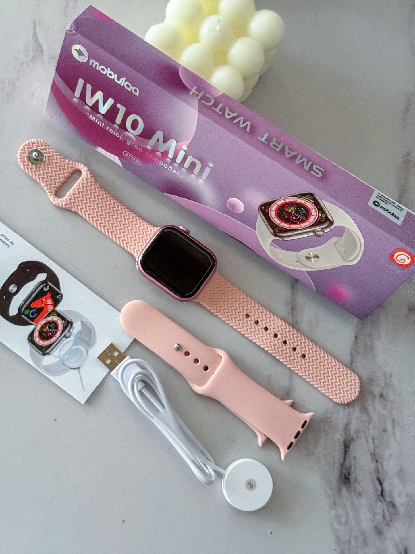 Reloj IW10 Mini 41mm en rosa