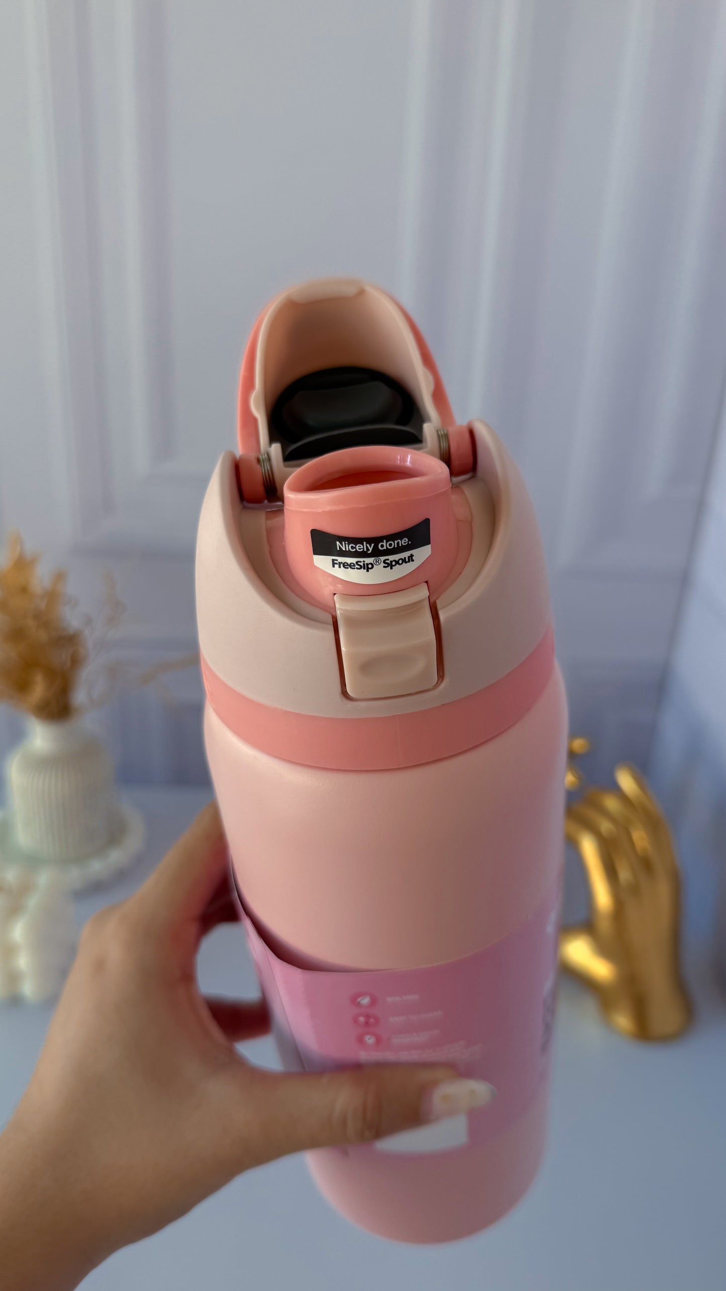 Termo Owala de 32OZ en rosado