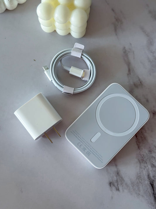 Kit de carga 3 en 1 para iPhone (magSafe + cargador + cable)