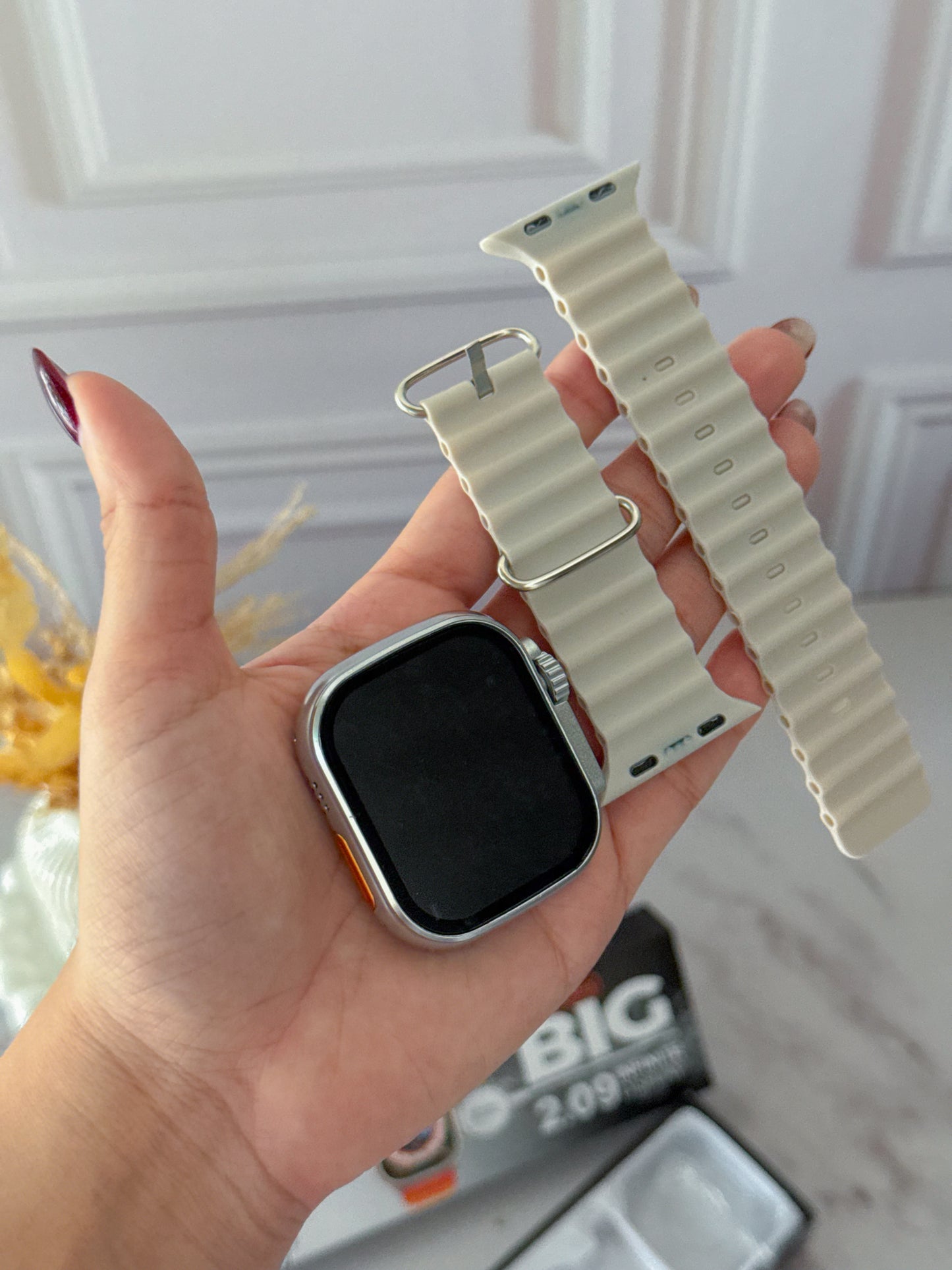 Reloj Ultra 49mm en plateado