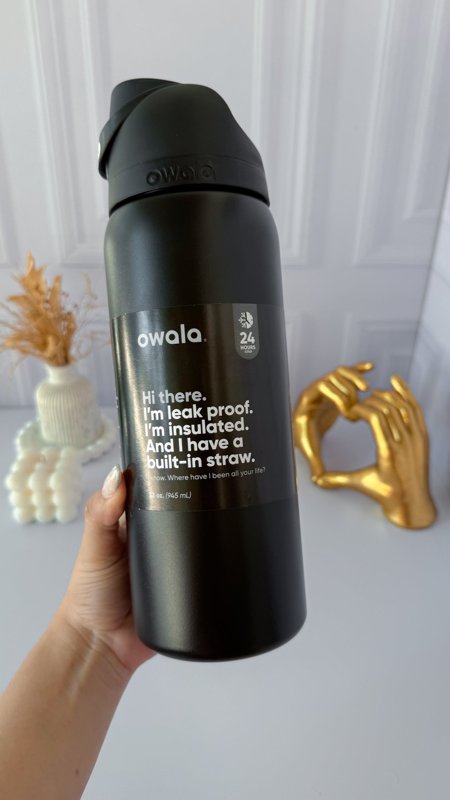 Termo Owala 32OZ en color negro