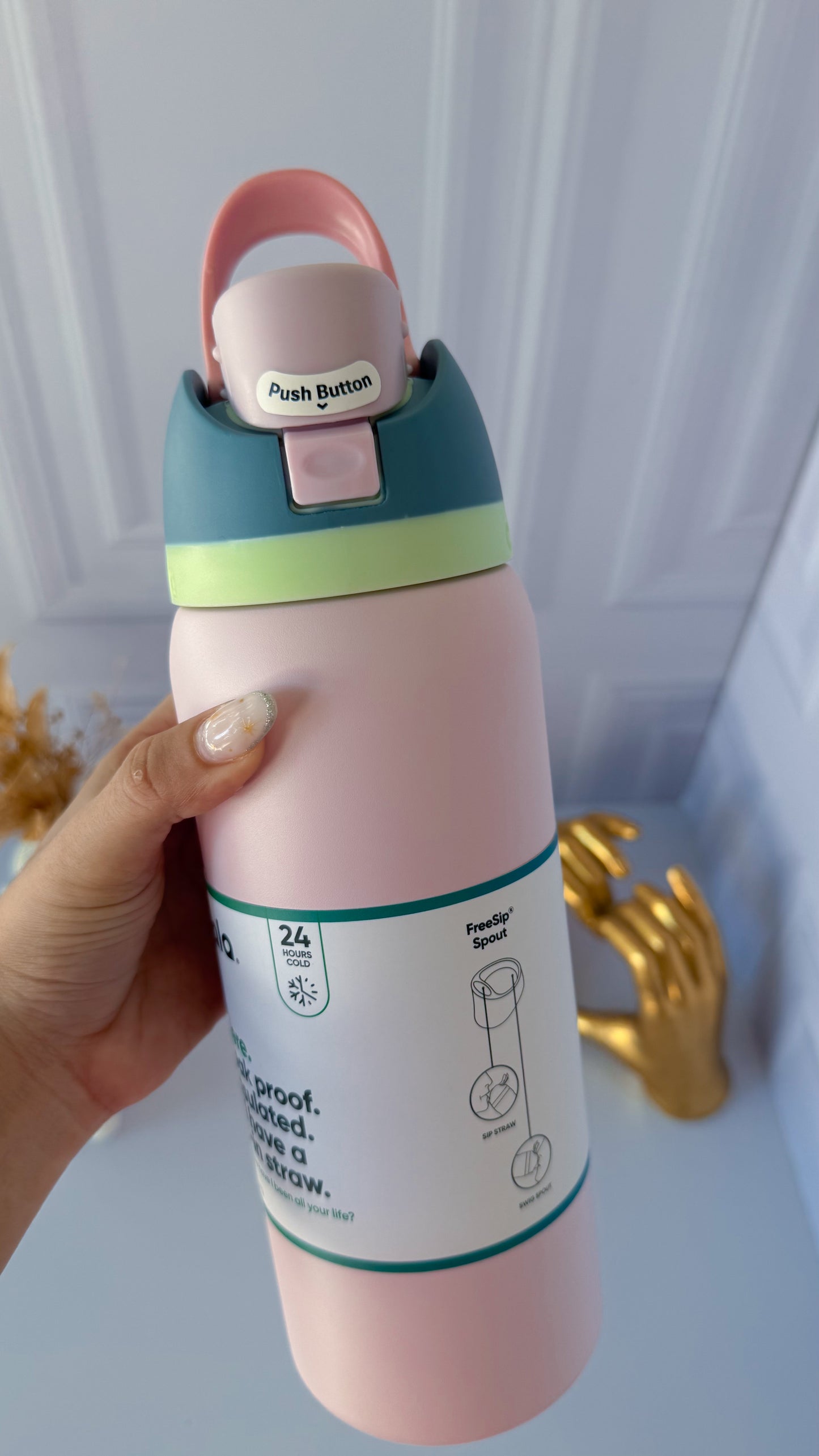 Termo Owala 32OZ color combinado